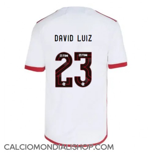 Maglie da calcio Flamengo David Luiz #23 Seconda Maglia 2024-25 Manica Corta